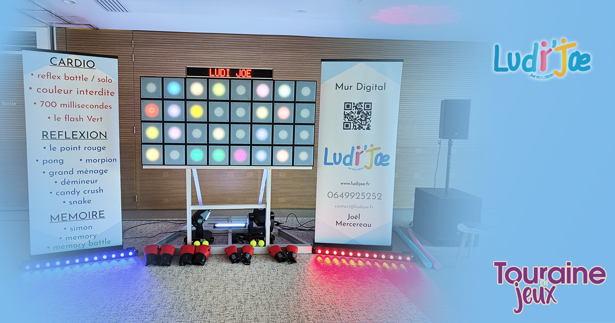 Mur digital interactif de Lud'Joe