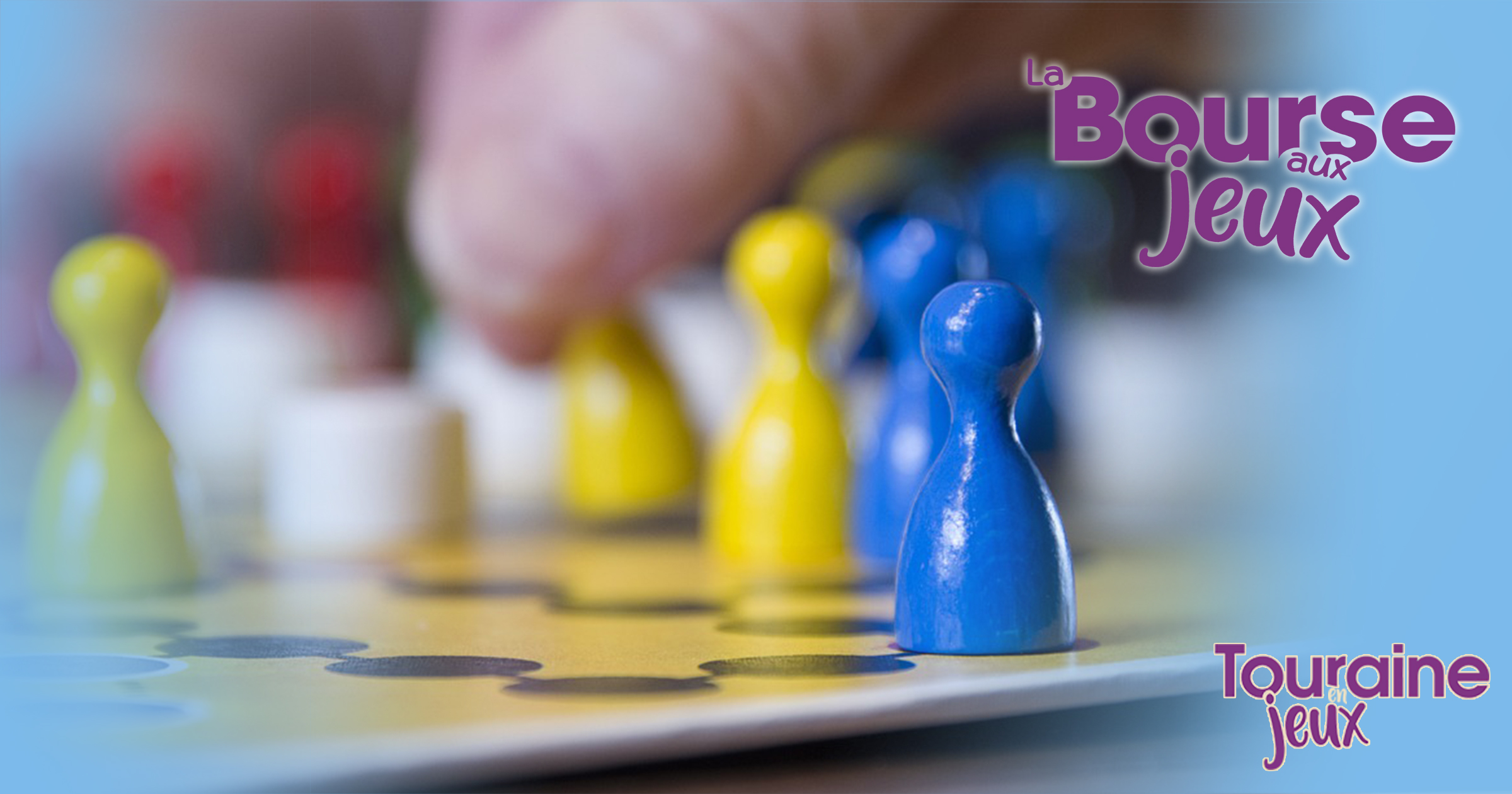 Image + Logo bourse aux jeux de Touraine en Jeux