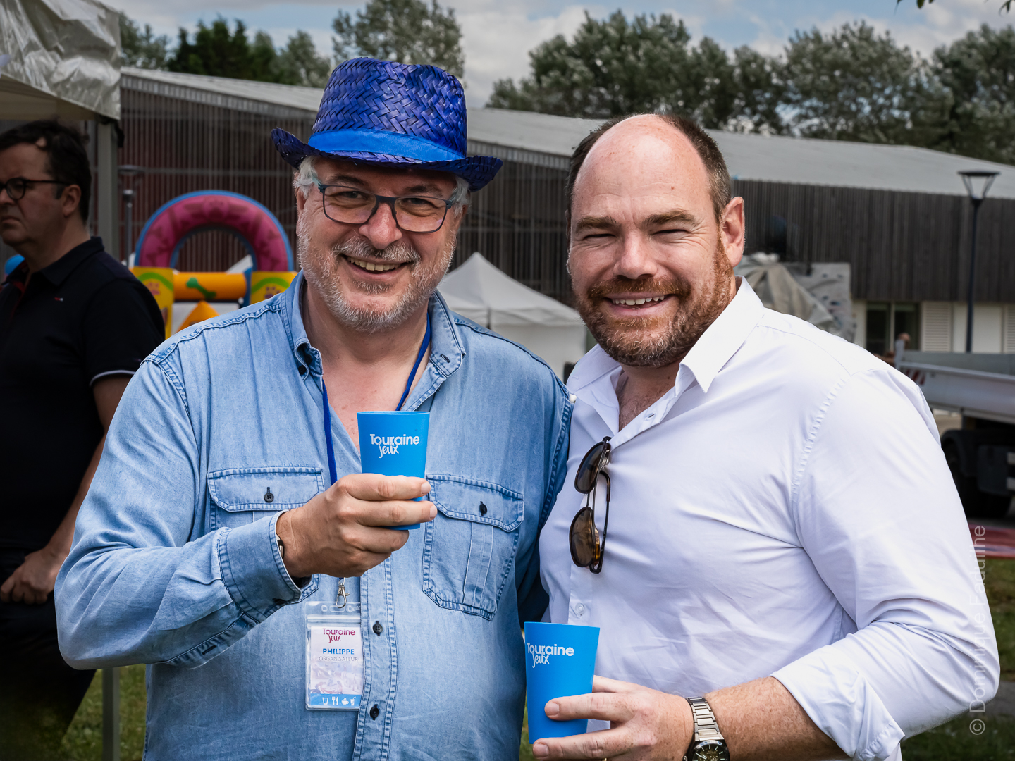 Philippe Moser (Président de LRL) et le Maire de La Riche
