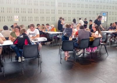 tables de joueurs remplies