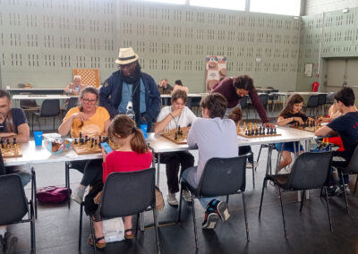 Les chevau-légers de la Choisilles - multiples parties d'échecs